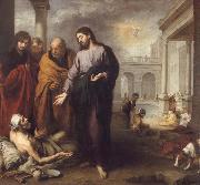 Bartolome Esteban Murillo Christ Healing the Paralytic at the Pool of Bethesda Sweden oil painting artist